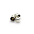 Terminator, Cord Ends, Silver, Alloy, 6mm x 6mm, Sold Per pkg of 16