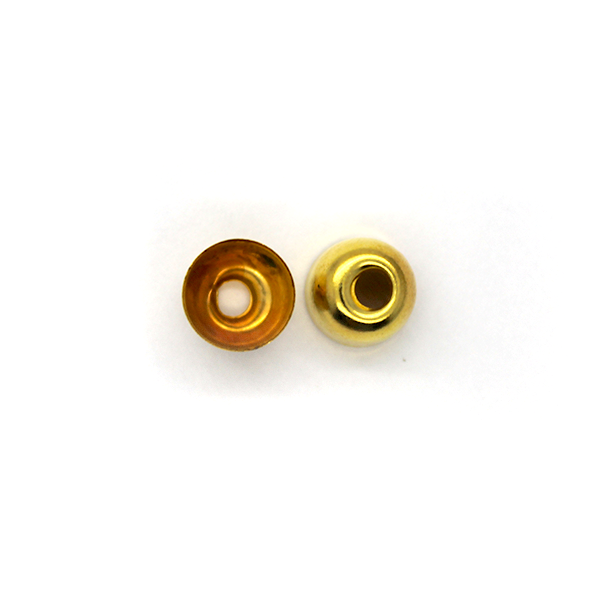 Terminator, Cord Ends, Gold, Alloy, 6mm x 8mm, Sold Per pkg of 20