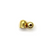 Terminator, Cord Ends, Gold, Alloy, 6mm x 5mm, Sold Per pkg of 30