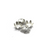 Bead Cap, Flower, Alloy, Silver, 6mm x 6mm, Sold Per pkg of 60