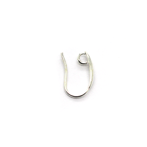 Earrings, Hook, Silver, Alloy, 14mm x 8mm, 1 pair per bag