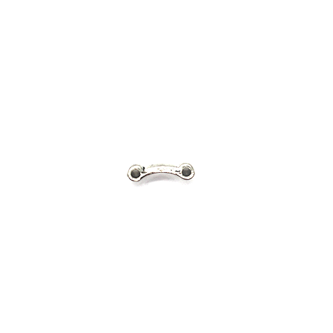 Spacers, Line Spacer, Alloy, Silver, 10mm X 2mm, Sold Per pkg of 20