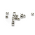 Chaton Montees, Alloy. Silver, 3mm x 3mm, Sold per pkg of 40