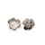 Bead Cap, Flower, Alloy, Silver, 12mm x 12mm, Sold Per pkg of 10