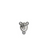 Charm, Rosary Centerpiece, Silver, Alloy, 14mm X 11mm,  Sold Per pkg of 12