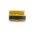 Terminators, Ribbon Crimp End, Bright Gold, Alloy, 20mm x 7.5mm, Sold Per pkg of 12