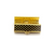 Terminators, Ribbon Crimp End, Bright Gold, Alloy, 16mm x 6mm, Sold Per pkg of 12