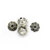 Bead Cap, Flower, Alloy, Silver, 7mm x 7mm, Sold Per pkg of 15