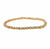 Faceted Bead Bracelet, 14K Gold Filled, Elastic, 4mm, Adjustable - 1 Pc