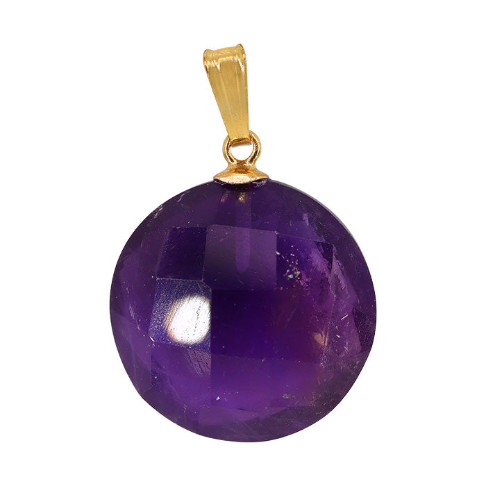 Pendant, 14mm, 14KT Gold Filled Bail, Sold Per pkg of 1, Available in Multiple gemstones