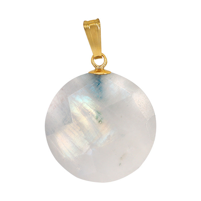Pendant, 14mm, 14KT Gold Filled Bail, Sold Per pkg of 1, Available in Multiple gemstones