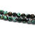 Agate Faceted - Dark Green Fire Agate, Semi-Precious Stone, 6mm, 60 pcs per strand - Butterfly Beads