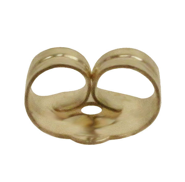 Earring, Gold Filled, Backing, 4.7mm L x 5.4mm W, 2pcs