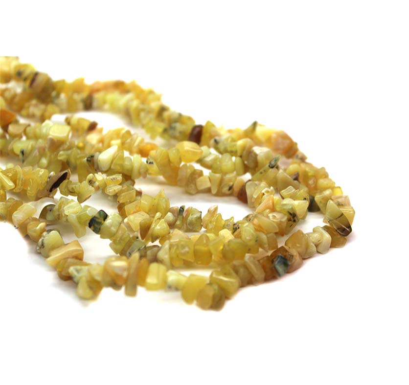 Chipped Jade, Semi-Precious Stone, Approx. 300 pcs, Available in Yellow or Yellow & Orange Mix Jade