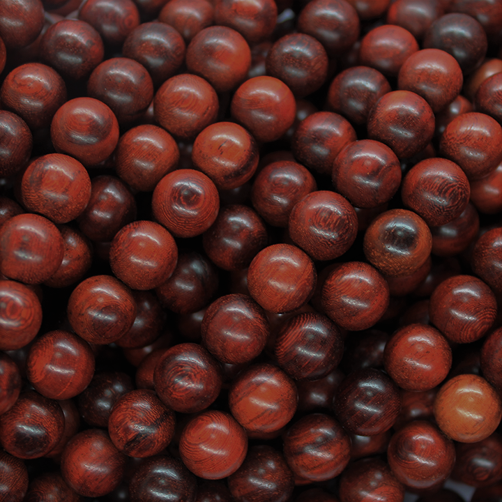 Sandal Wood, Red Wood Beads, 10mm, 108 pcs per strand