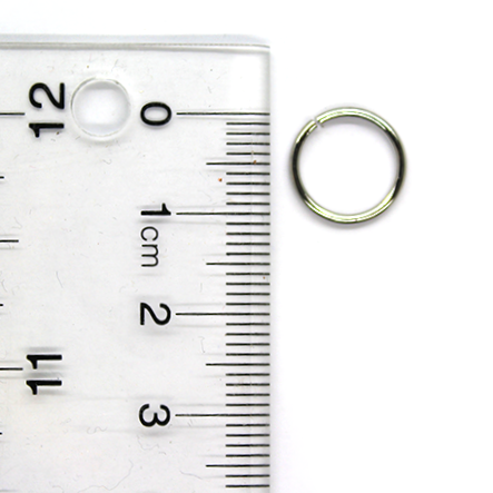 Jump Rings, Silver, Nickel Free, Round, 12mm, 18 Gauge, 20+ pcs