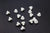 Backings, White Silicon, Comfort Discs, 5mm x 6mm, sold per pkg of 32 - Butterfly Beads