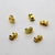 Backings, Gold, Alloy, Earnut Backing, 5mm x 3mm, sold per pkg of 50+ - Butterfly Beads