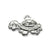 Charms, Franklin the Turtle, Silver Alloy, 24mm X 17mm, Sold Per pkg of 3