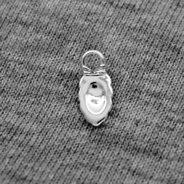 Bails, Glue On Bails, Silver, Alloy, 13mm x 6mm, Sold Per pkg of 2 - Butterfly Beads