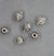 Spacers, Corn Acorn, Alloy, Silver, 8mm X 7mm, Sold Per pkg of 8 - Butterfly Beads