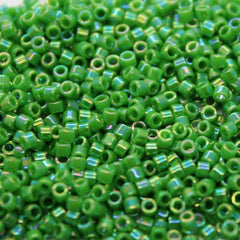DB00-0163, Miyuki 5.2g Opaque Green AB DB00-0163, Miyuki 5.2g Opaque Green AB