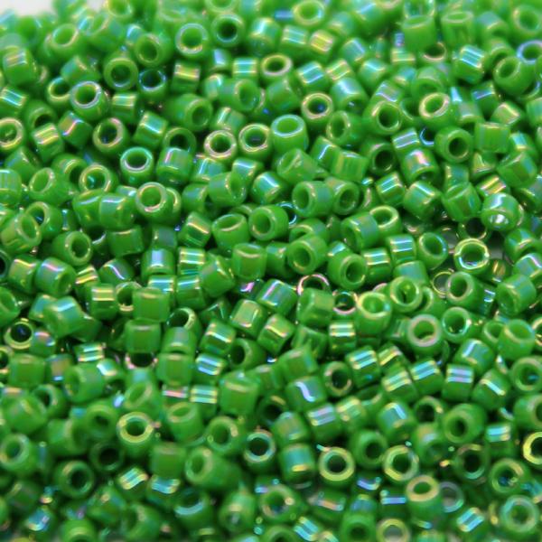 DB00-0163, Miyuki 5.2g Opaque Green AB DB00-0163, Miyuki 5.2g Opaque Green AB
