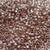 Miyuki Delica 11/0-Crystal Taupe Ceylon Lined Dyed-DB00-0256V