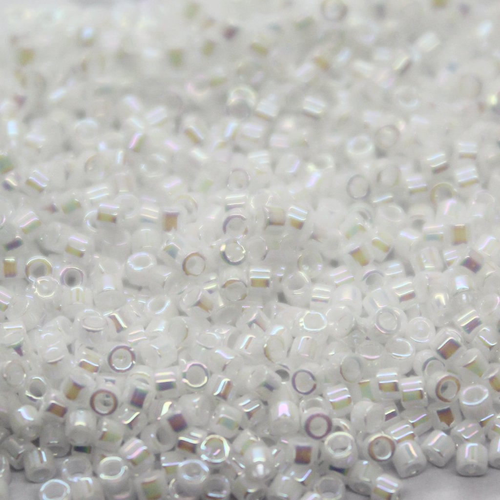 Miyuki Delica 11/0- DB00-0202 White Pearl AB