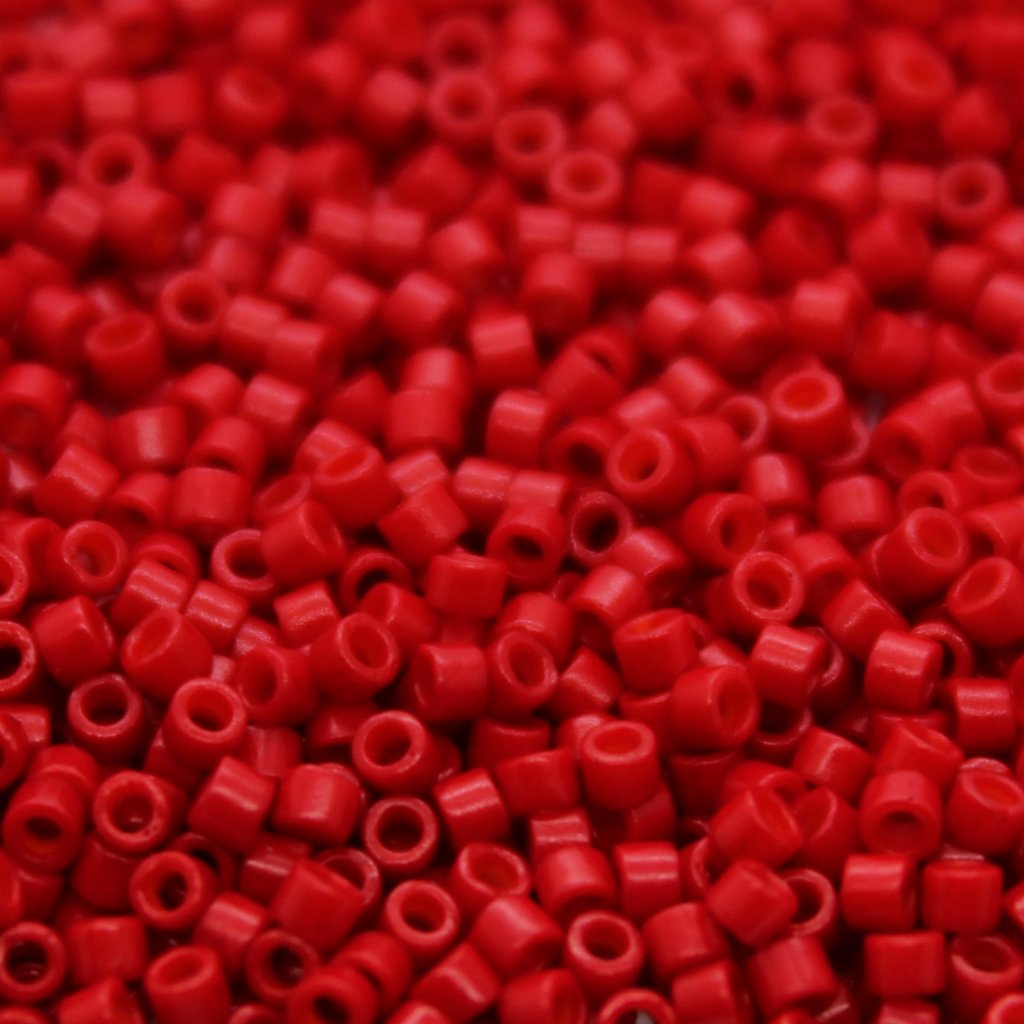 DB00-0791, Miyuki 5.2g Dyed Opaque Red DB00-0791, Miyuki 5.2g Dyed Opaque Red