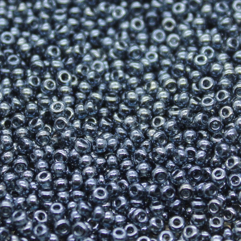 Czech Seed Beads - Czech 11/0 - Black Diamond Luster (86)