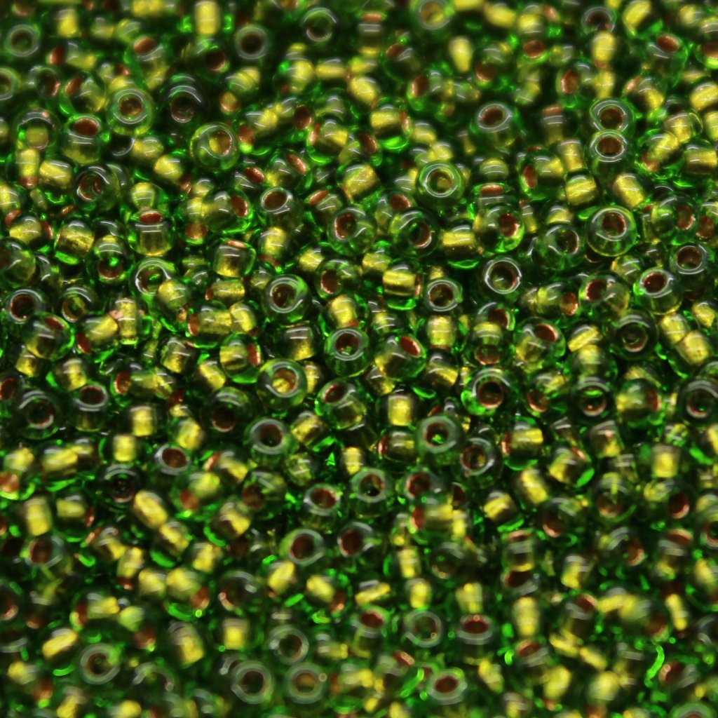 Czech Seed Beads - Czech 11/0 - Green Transparent (44)