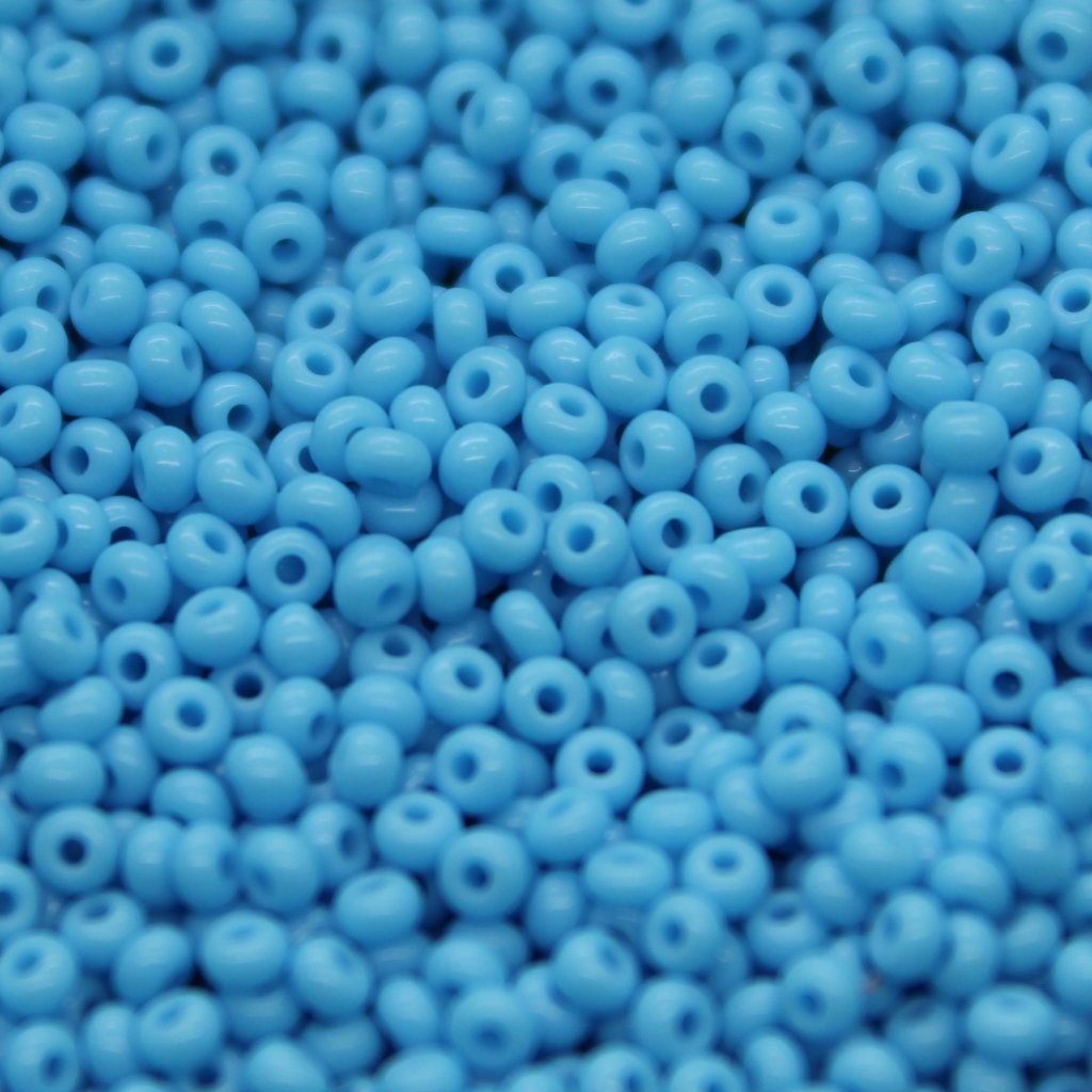 Czech Seed Beads - Czech 11/0 - Light Blue Opaque (56)