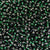 Czech Seed Beads - Czech 11/0 - Dark Green Silver-lined (43)
