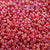 Czech Seed Beads - Czech 11/0 - Red Rainbow Transparent (34A)