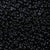 Czech Seed Beads, 22g vial 10/0, OP. Black (35)