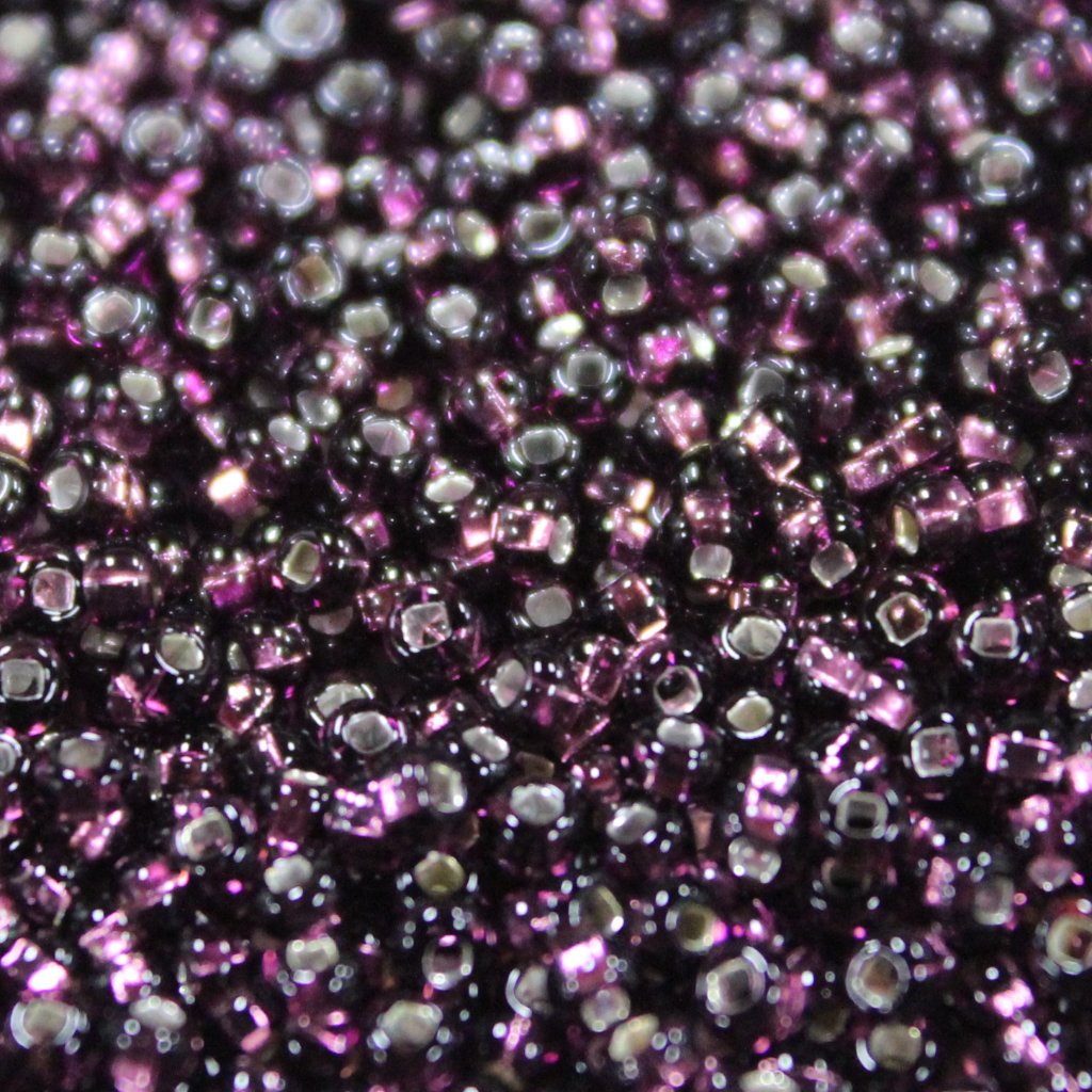 Czech Seed Beads, 22g vial 10/0, S/L Purple (27)