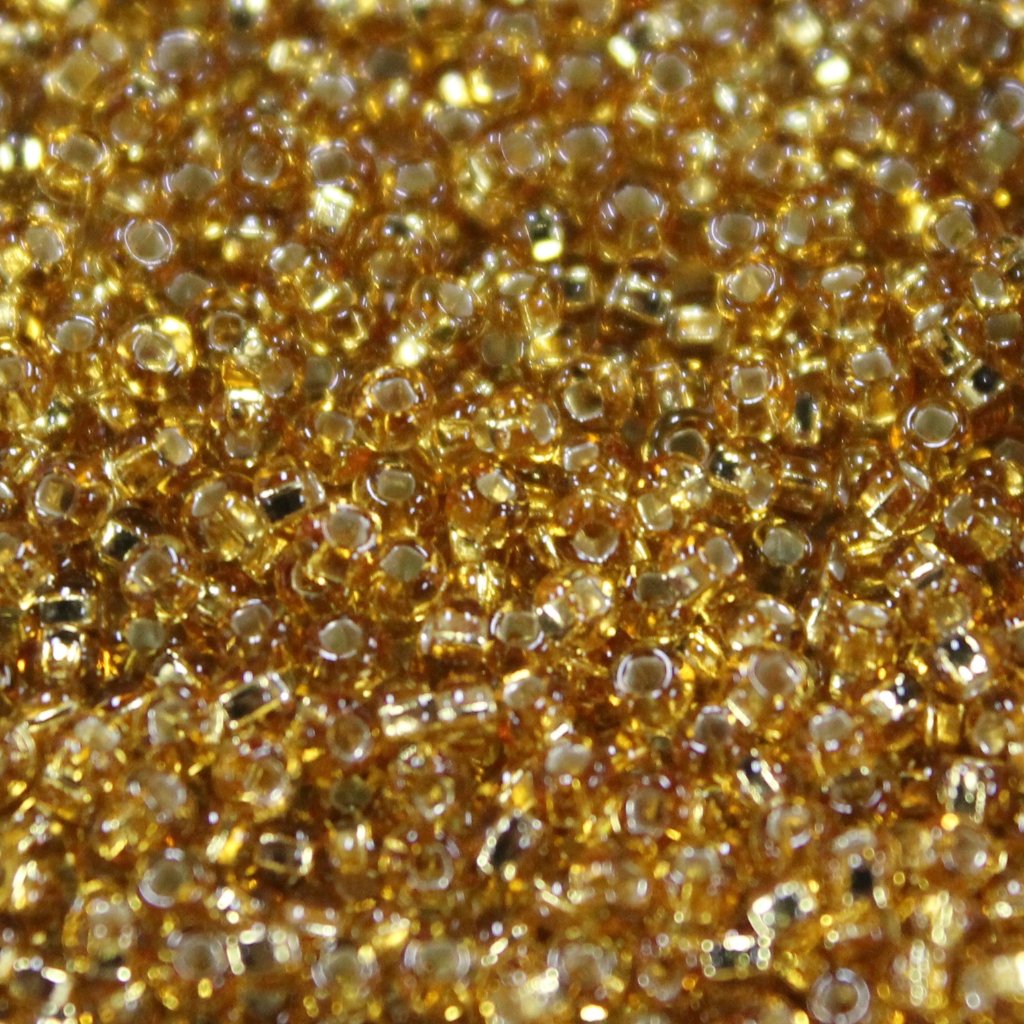 Czech Seed Beads, 22g vial 10/0, S/L Gold (31)