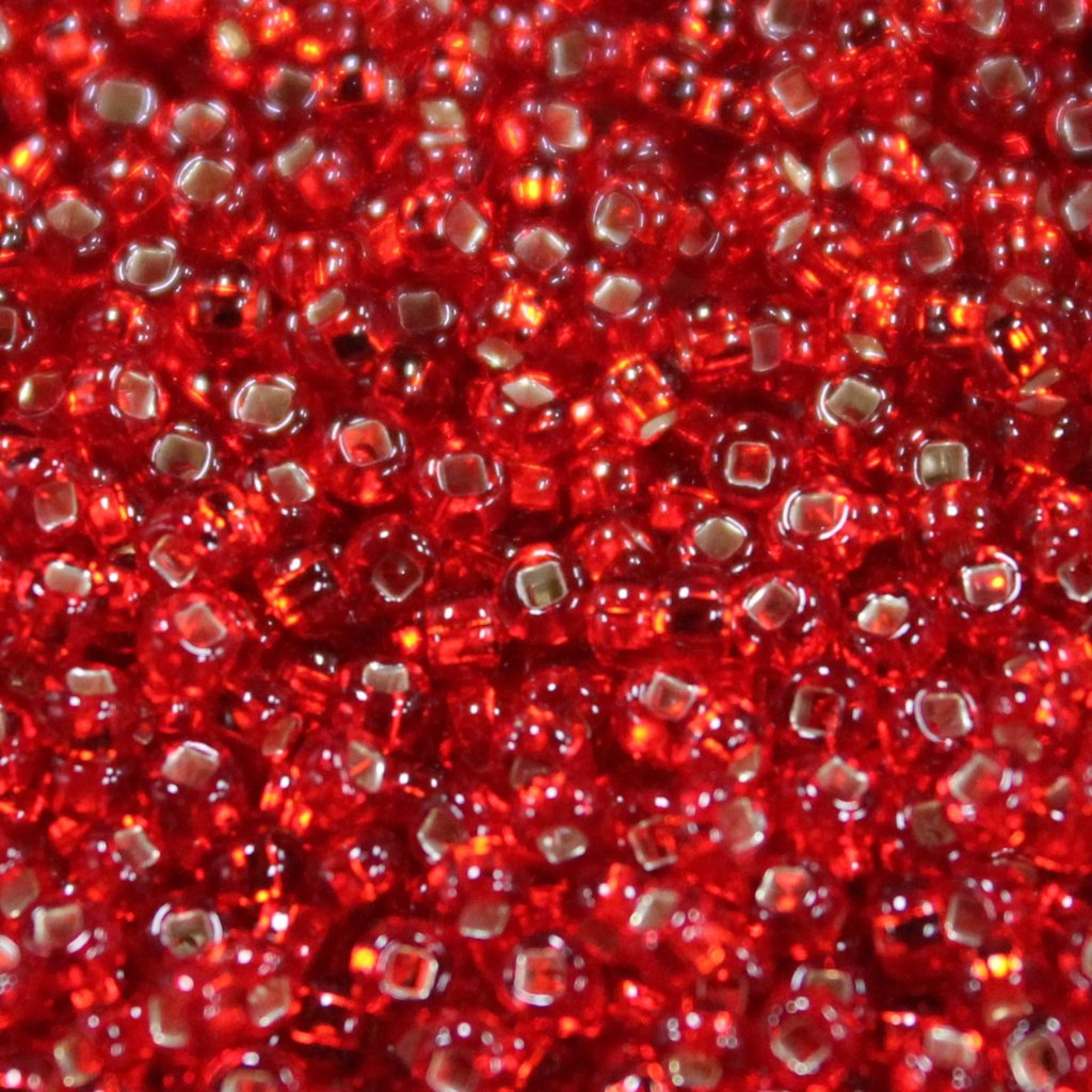Czech Seed Beads, 22g vial 10/0, Light Red (11)
