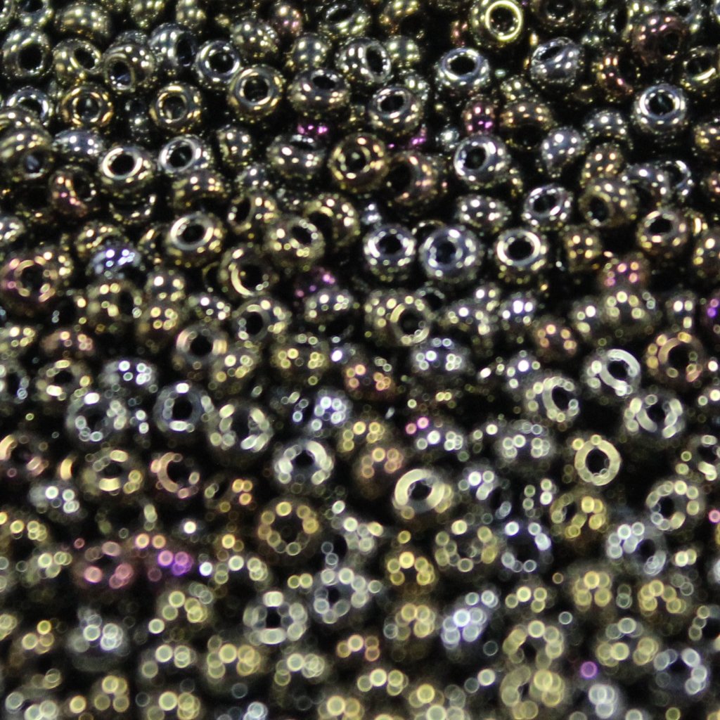 Czech Seed Beads, 22g vial 10/0, Iris Brown (34)