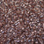 Czech Seed Beads, 22g vial 10/0, Copper Line Crystal (29)