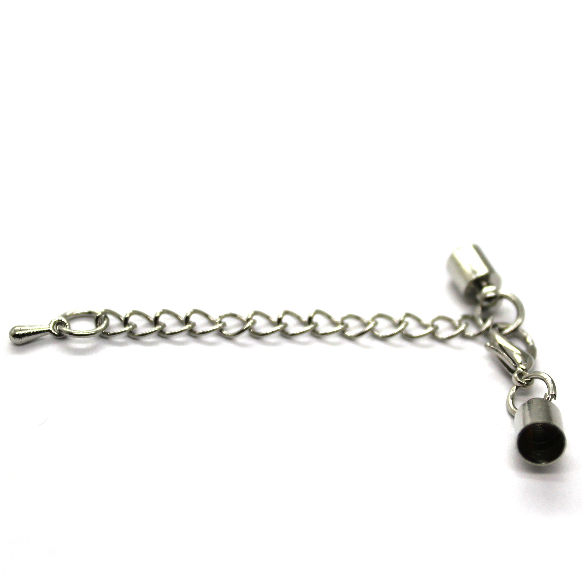 Clasp, Lobster and Barrel Clasp, Silver, Alloy, 12mm x 6mm, Sold Per pkg of 5