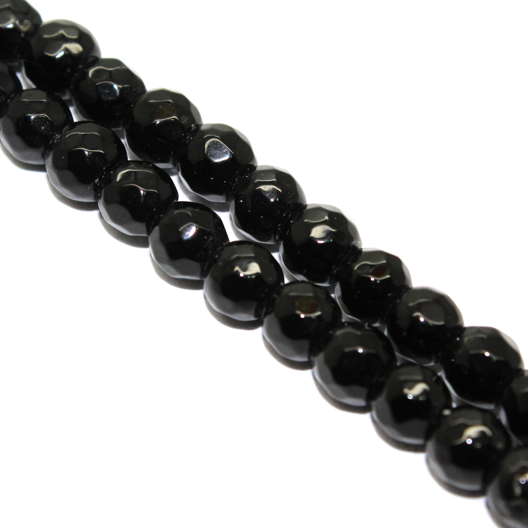 Onyx Faceted (A), Semi-Precious Stone, Available in Multiple Sizes