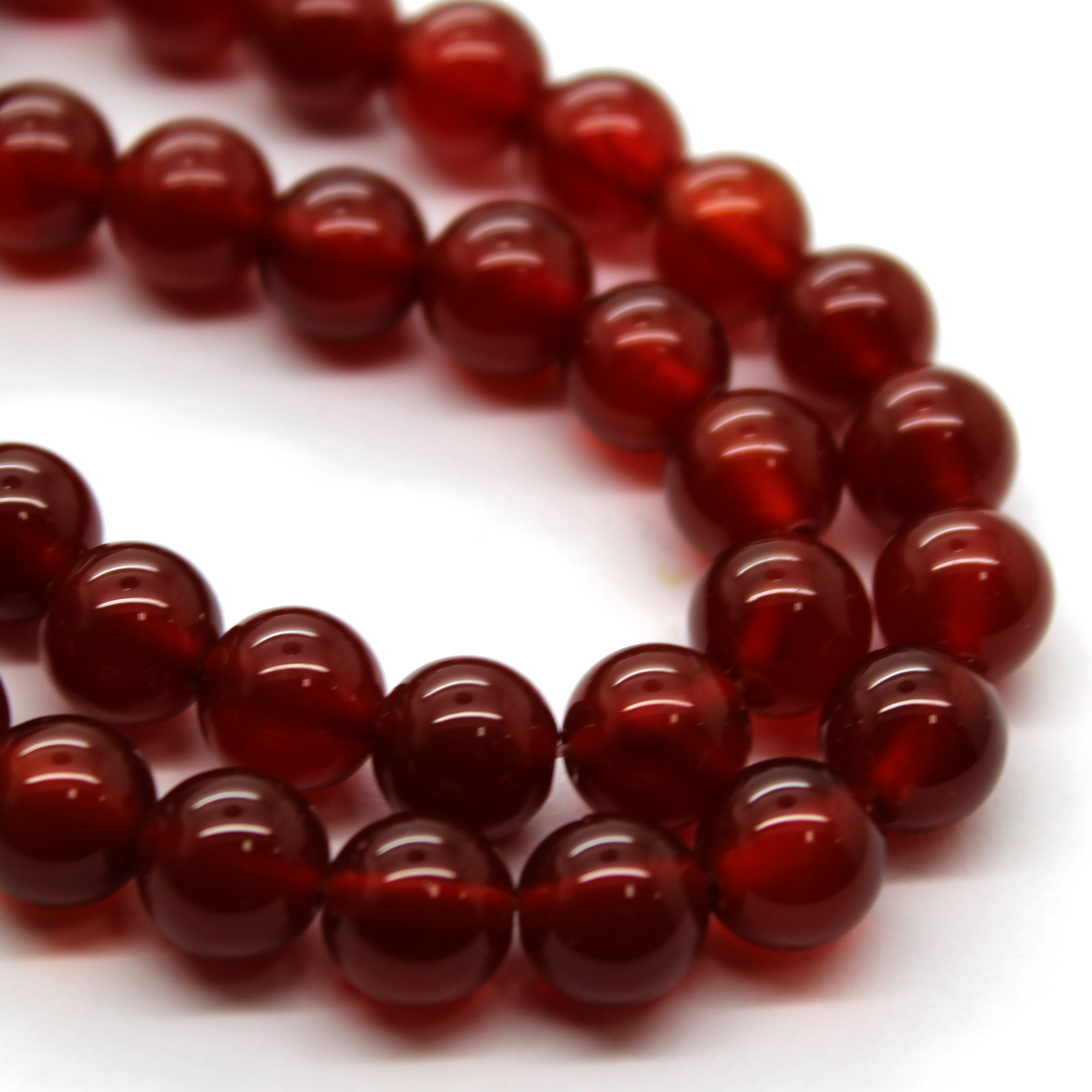 Carnelian Red, Semi-Precious Stone, Available in Multiple Sizes