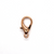Clasp, Lobster, Alloy, Rose Gold, 14mm x 9mm, Sold Per pkg of 12