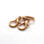 Clasp, Lobster, Alloy, Rose Gold, 14mm x 9mm, Sold Per pkg of 12