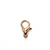 Clasp, Lobster Clasp, Alloy, Rose Gold, 12.5mm x 6mm, Sold Per pkg of 14