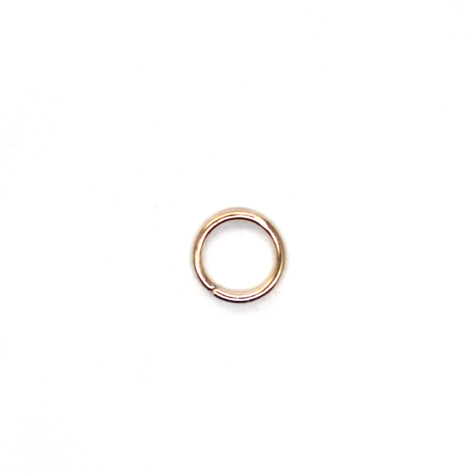 Jump Rings, Rose Gold, Alloy, Round, 10mm, 19 Gauge, Sold Per pkg of 50