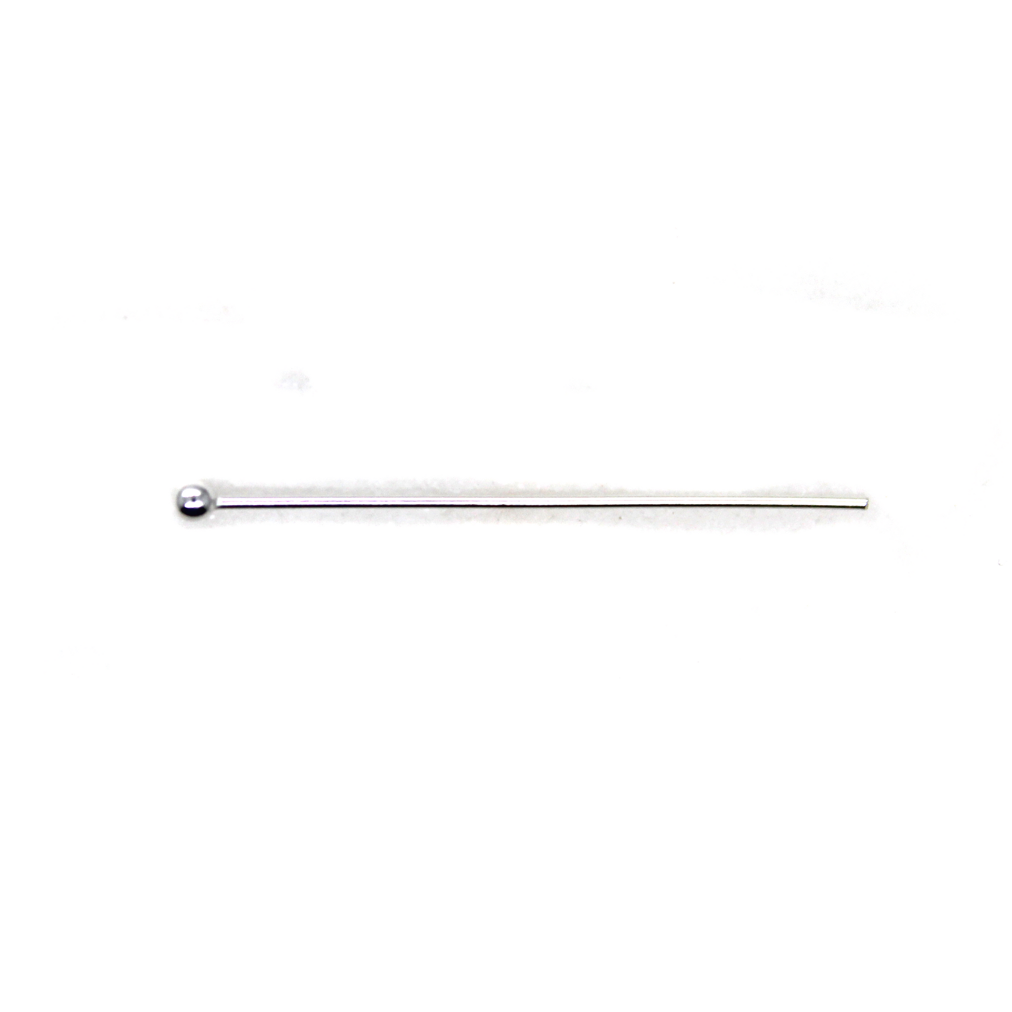 Ball Head Pin, Sterling Silver, 1.5 inches, 24 Gauge, 4pc