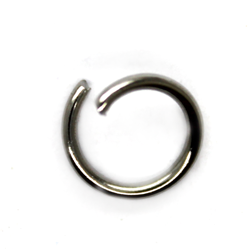 Jump Rings, Silver, Stainless Steel, Round, 4mm, 18 Gauge, Sold Per pkg of 220+ pcs